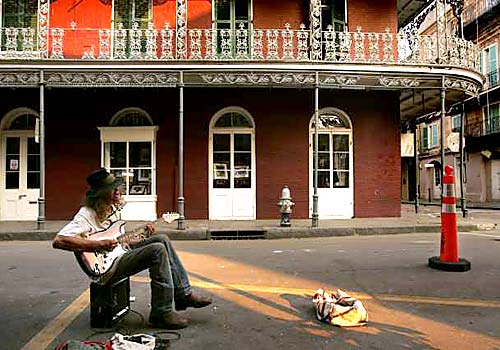 Troy Tallent em Nova Orleães, 3.Setembro.2005                 © Carolyn Cole/LA Times